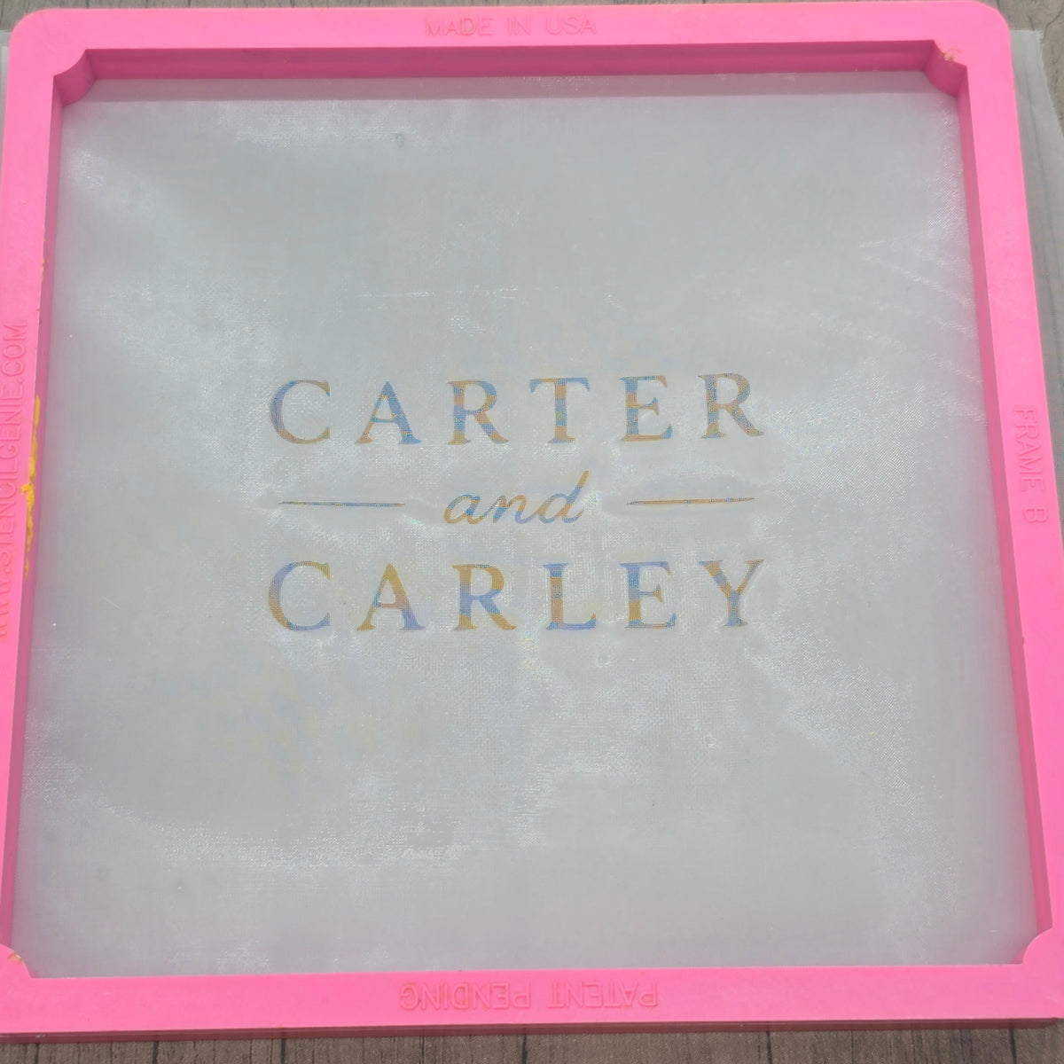 Silk Screen Stencil