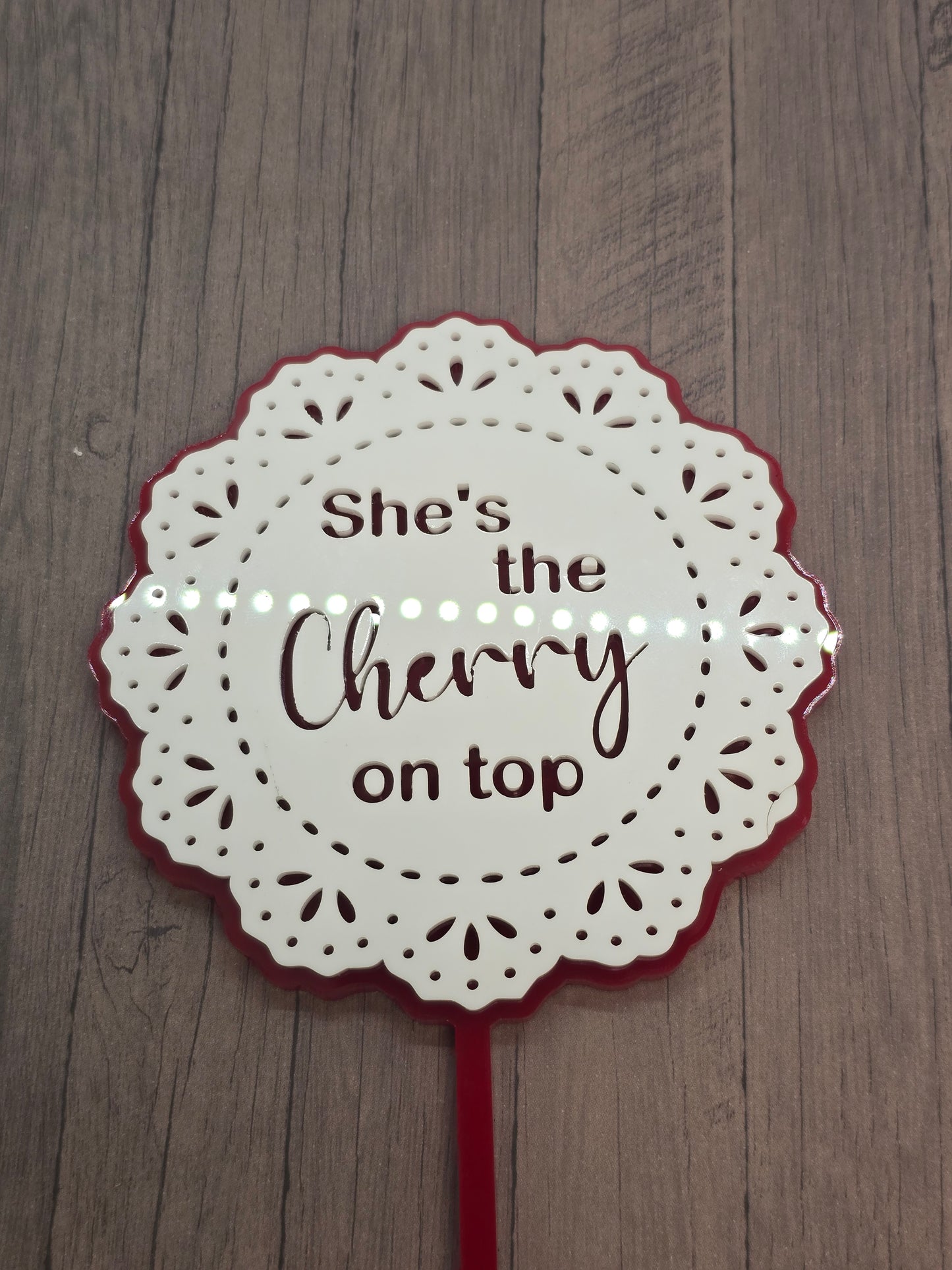 Acrylic Cake Toppers and Charms